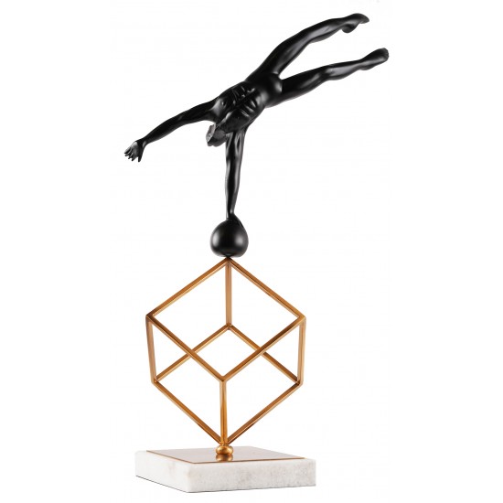 Ball acrobate sculpture