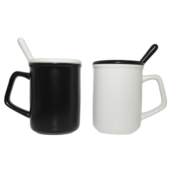 mug couple black and white